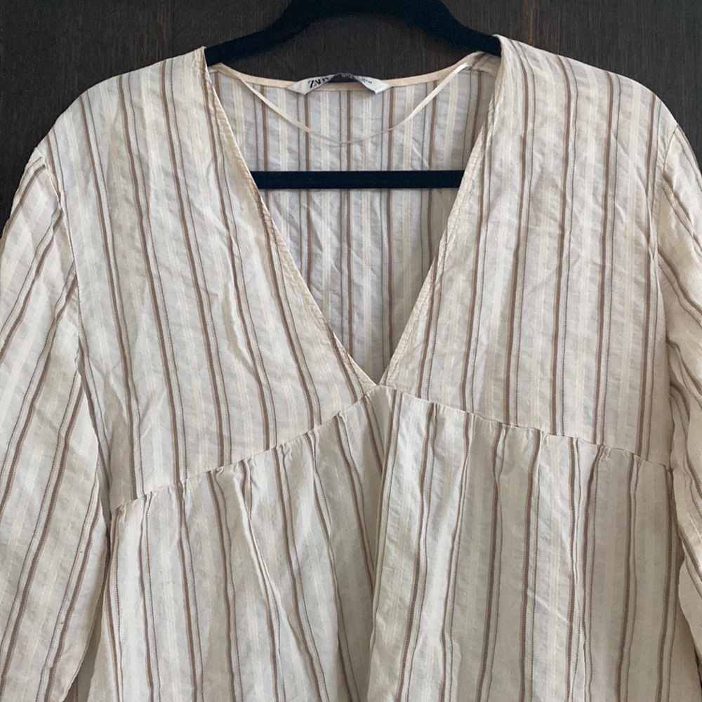 Zara 100% cotton dress size medium